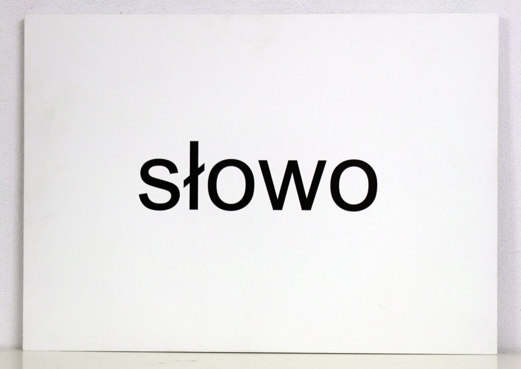 0. Bez tytułu (słowo) 1972