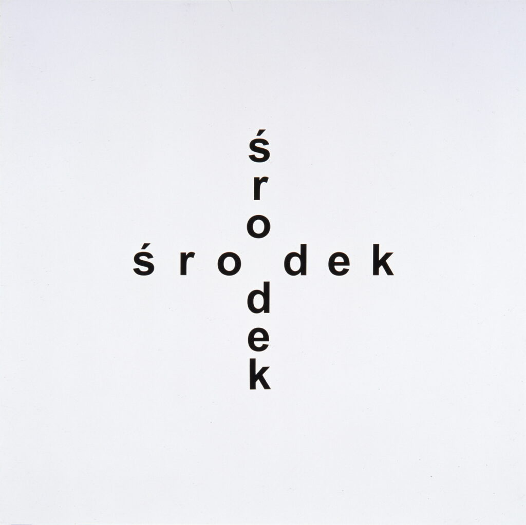 Stanisław Dróżdż, Bez tytułu, 2003, w zbiorach Zachęty – Narodowej Galerii Sztuki.