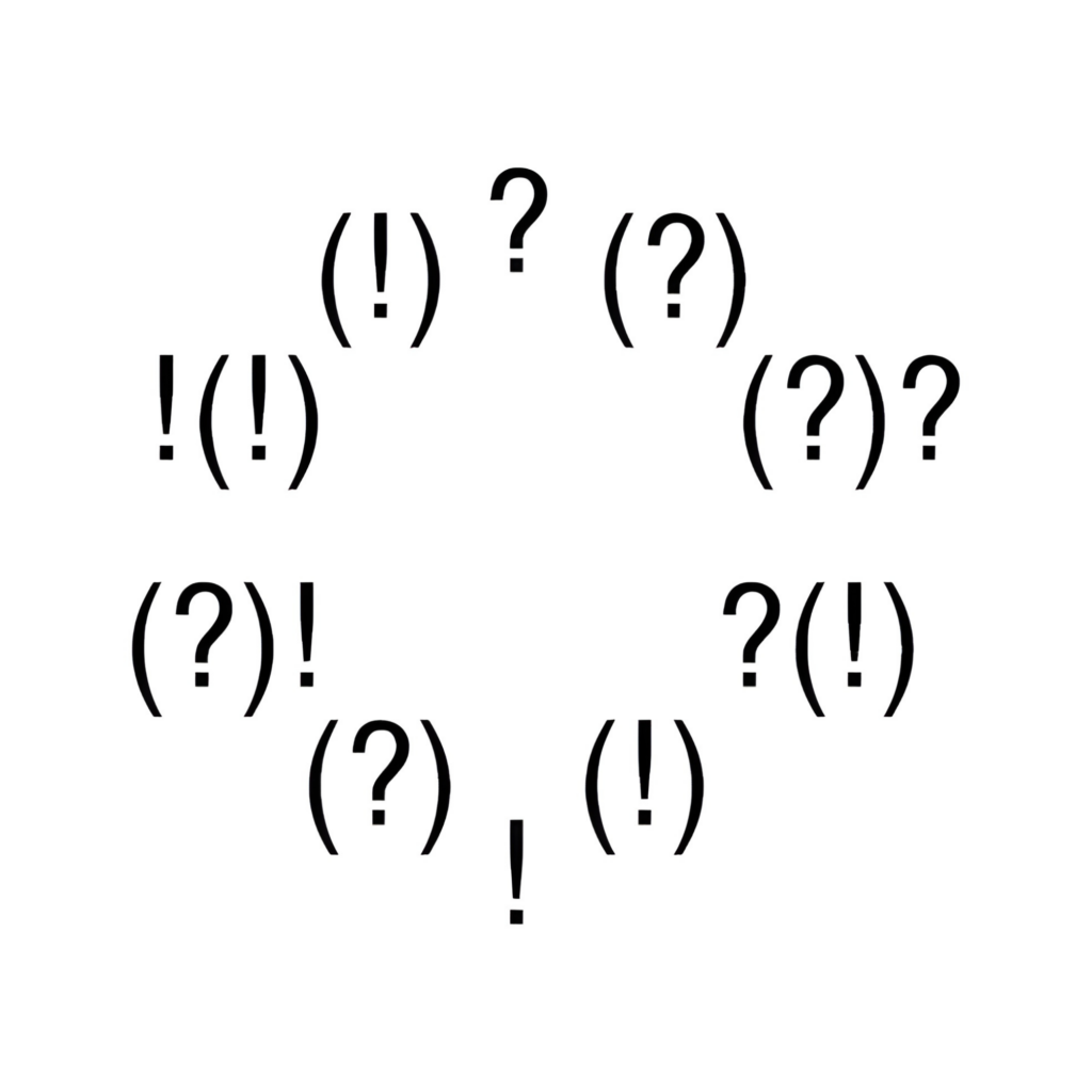 0. Bez tytułu (znaki zapytania, wykrzykniki) 1973