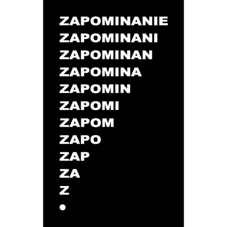 1. Zapominanie 1967