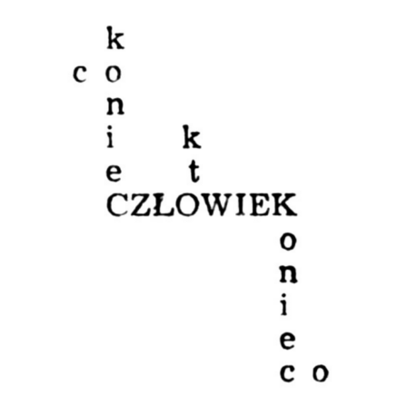 13. Bez tytułu (kto co człowiek koniec) 1969 (_)