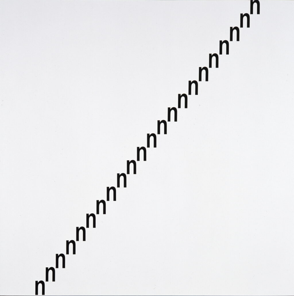 Stanisław Dróżdż, Potęgowanie, 2003, w zbiorach Zachęty – Narodowej Galerii Sztuki.