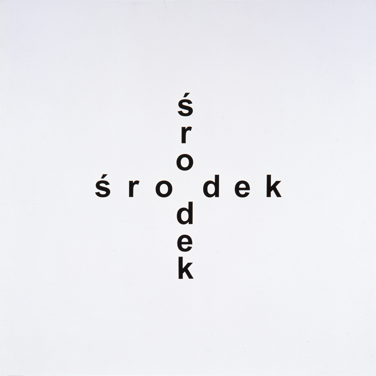 Stanisław Dróżdż, Bez tytułu, 2003, w zbiorach Zachęty – Narodowej Galerii Sztuki.