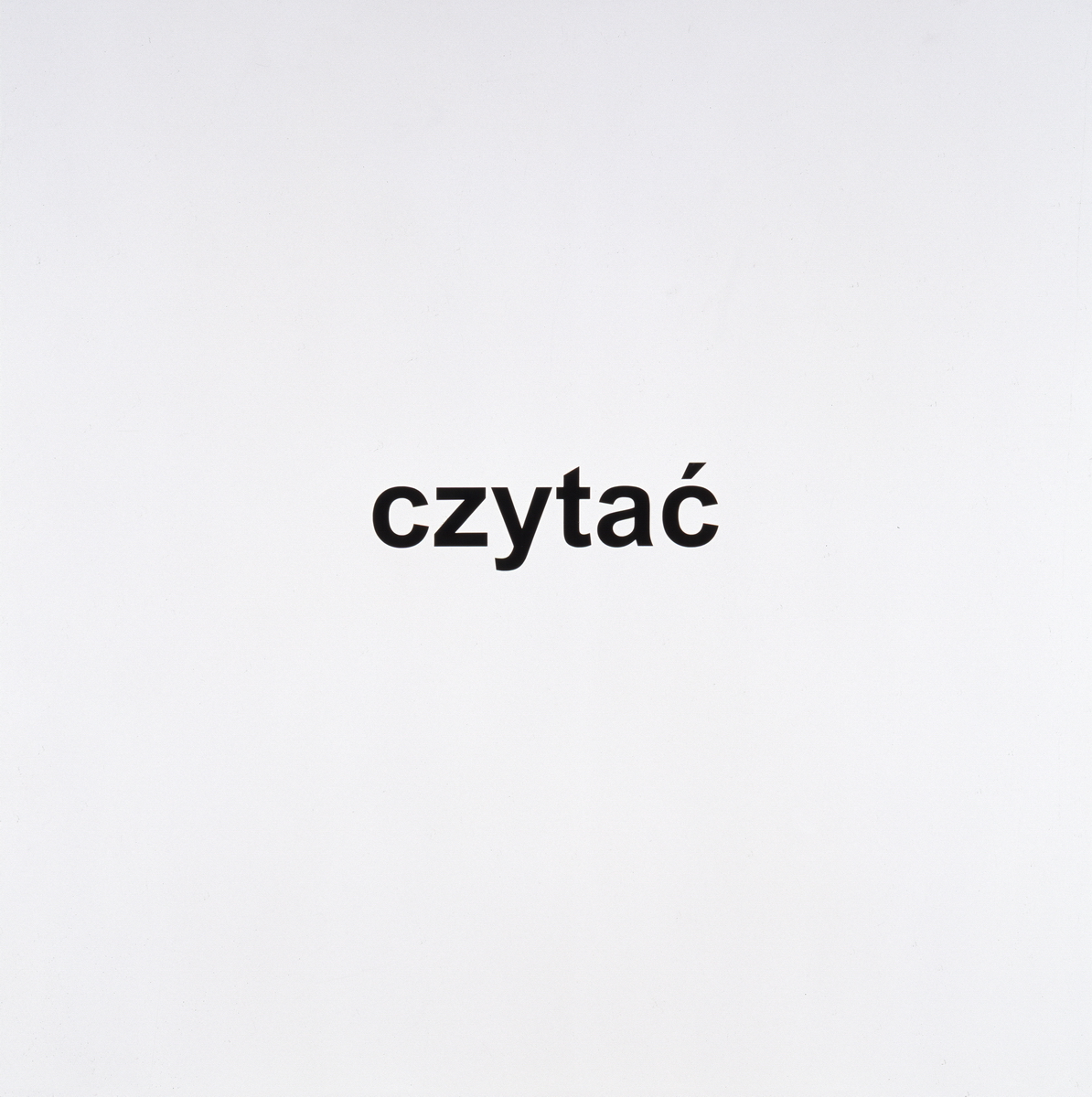 Stanisław Dróżdż, Bez tytułu, 2003, w zbiorach Zachęty – Narodowej Galerii Sztuki.