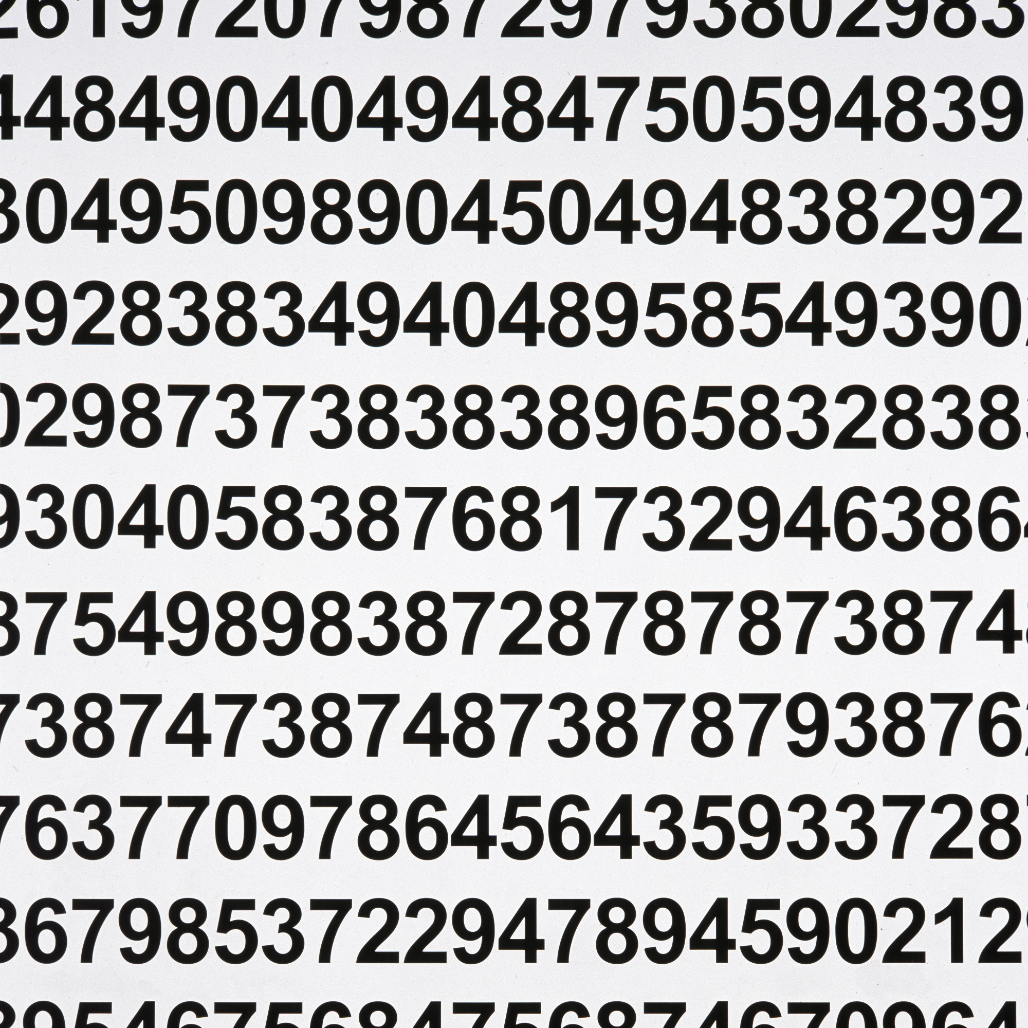 Stanisław Dróżdż, Przypadek x, 1970, w zbiorach Zachęty – Narodowej Galerii Sztuki.