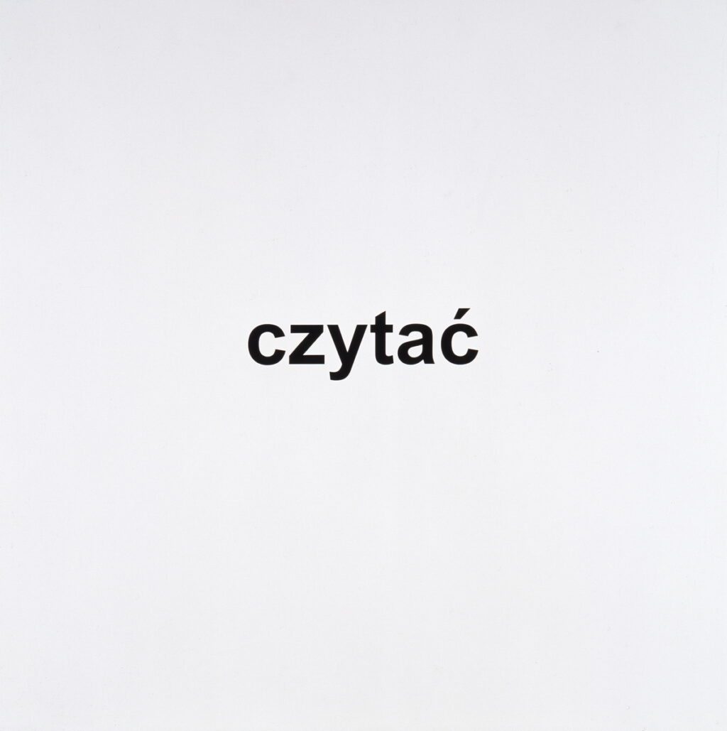 Stanisław Dróżdż, Bez tytułu, 2003, w zbiorach Zachęty – Narodowej Galerii Sztuki.