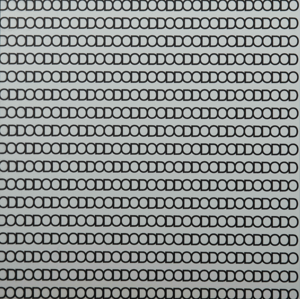 Stanisław Dróżdż, “OD DO”, wydruk, pianka, 2009, © Fot. Sylwia Mucha | Dzięki uprzejmości FOLTA Collection