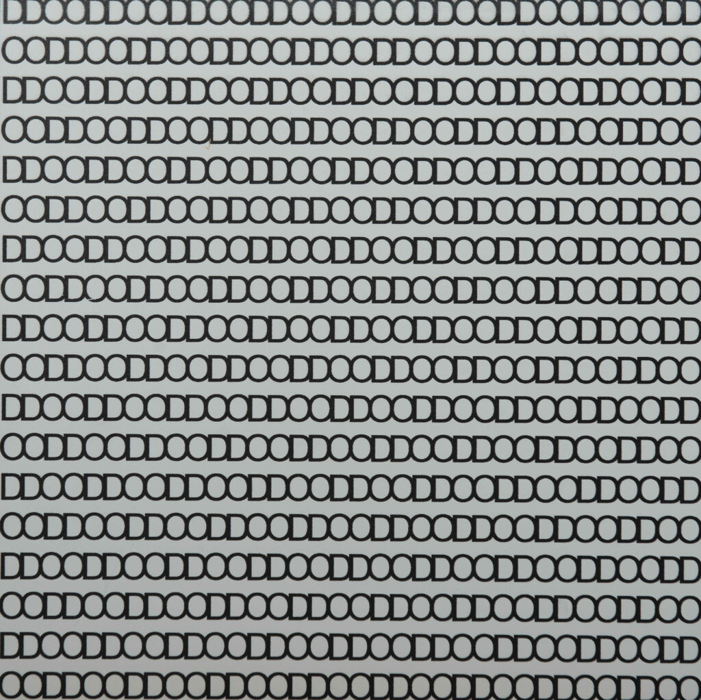 Stanisław Dróżdż, “OD DO”, wydruk, pianka, 2009, © Fot. Sylwia Mucha | Dzięki uprzejmości FOLTA Collection