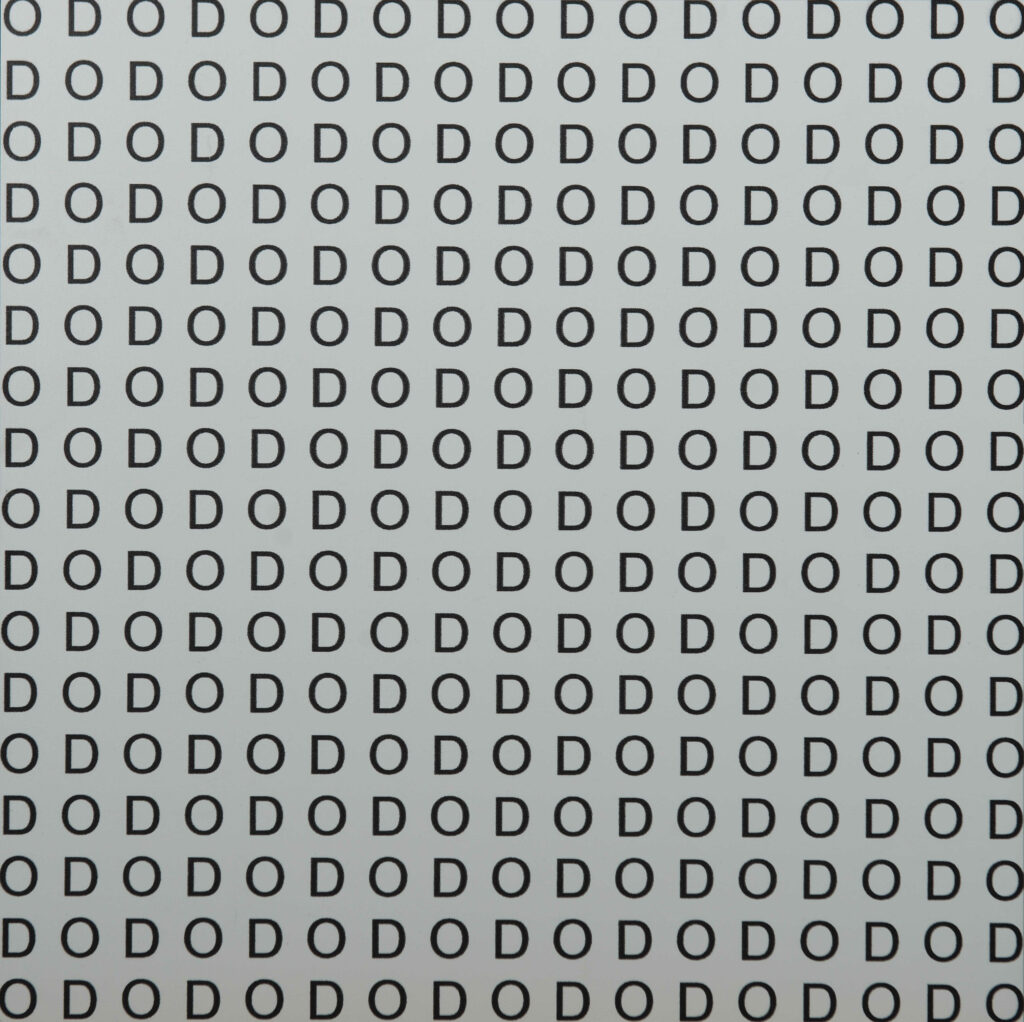 Stanisław Dróżdż, “OD DO”, wydruk, pianka, 2009, © Fot. Sylwia Mucha | Dzięki uprzejmości FOLTA Collection