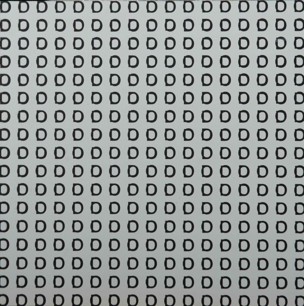 Stanisław Dróżdż, “OD DO”, wydruk, pianka, 2009, © Fot. Sylwia Mucha | Dzięki uprzejmości FOLTA Collection