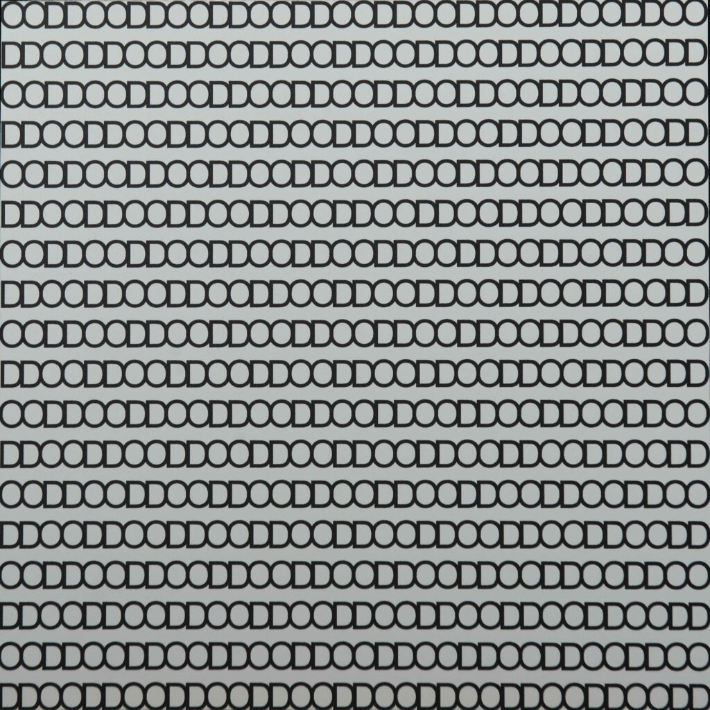 Stanisław Dróżdż, “OD DO”, wydruk, pianka, 2009, © Fot. Sylwia Mucha | Dzięki uprzejmości FOLTA Collection