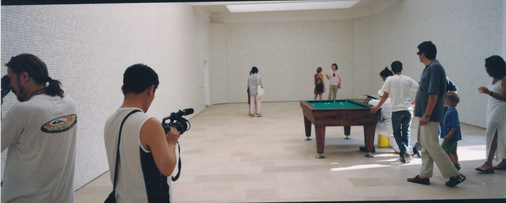 Stanisław Dróżdż, „Alea Iacta Est”, zdjęcie ekspozycji w Pawilonie Polskim. Fot. Andrzej Świetlik/Archiwum Zachęty