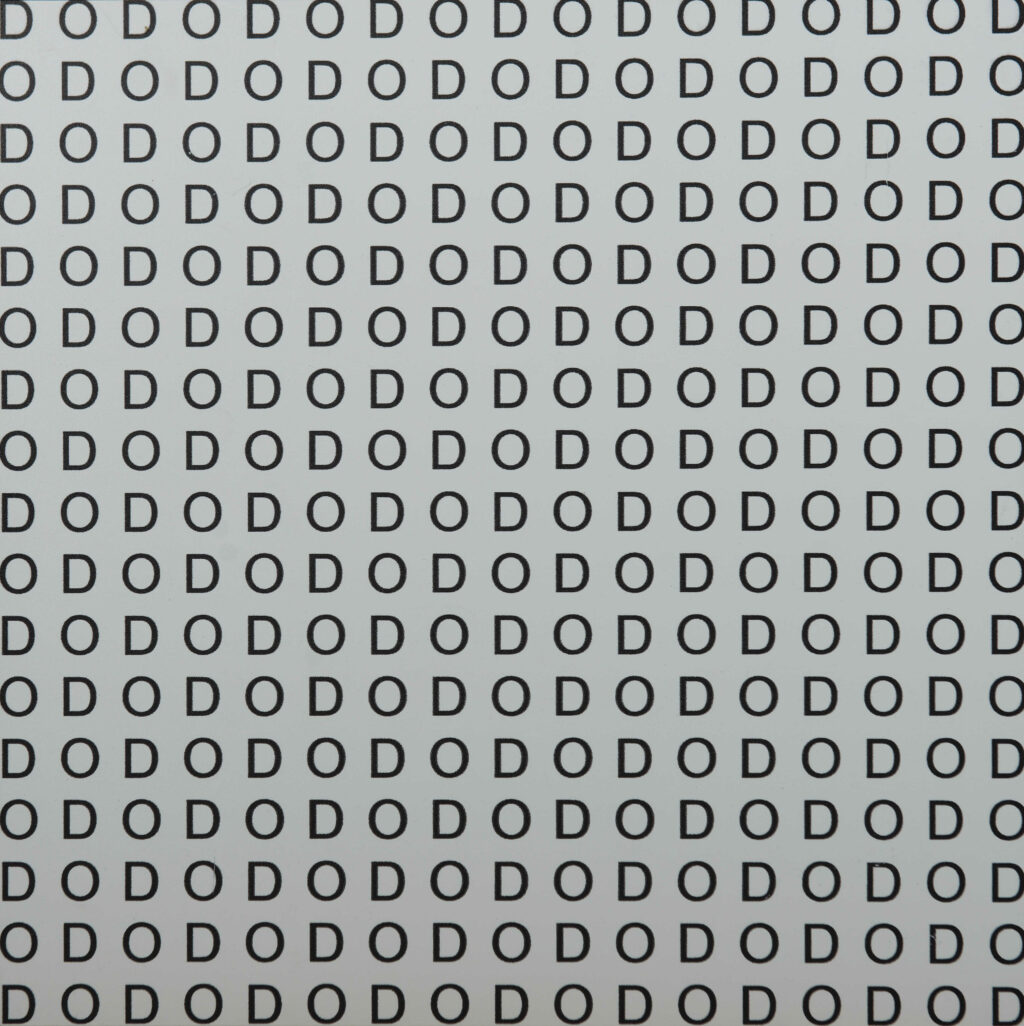 Stanisław Dróżdż, “OD DO”, wydruk, pianka, 2009, © Fot. Sylwia Mucha | Dzięki uprzejmości FOLTA Collection