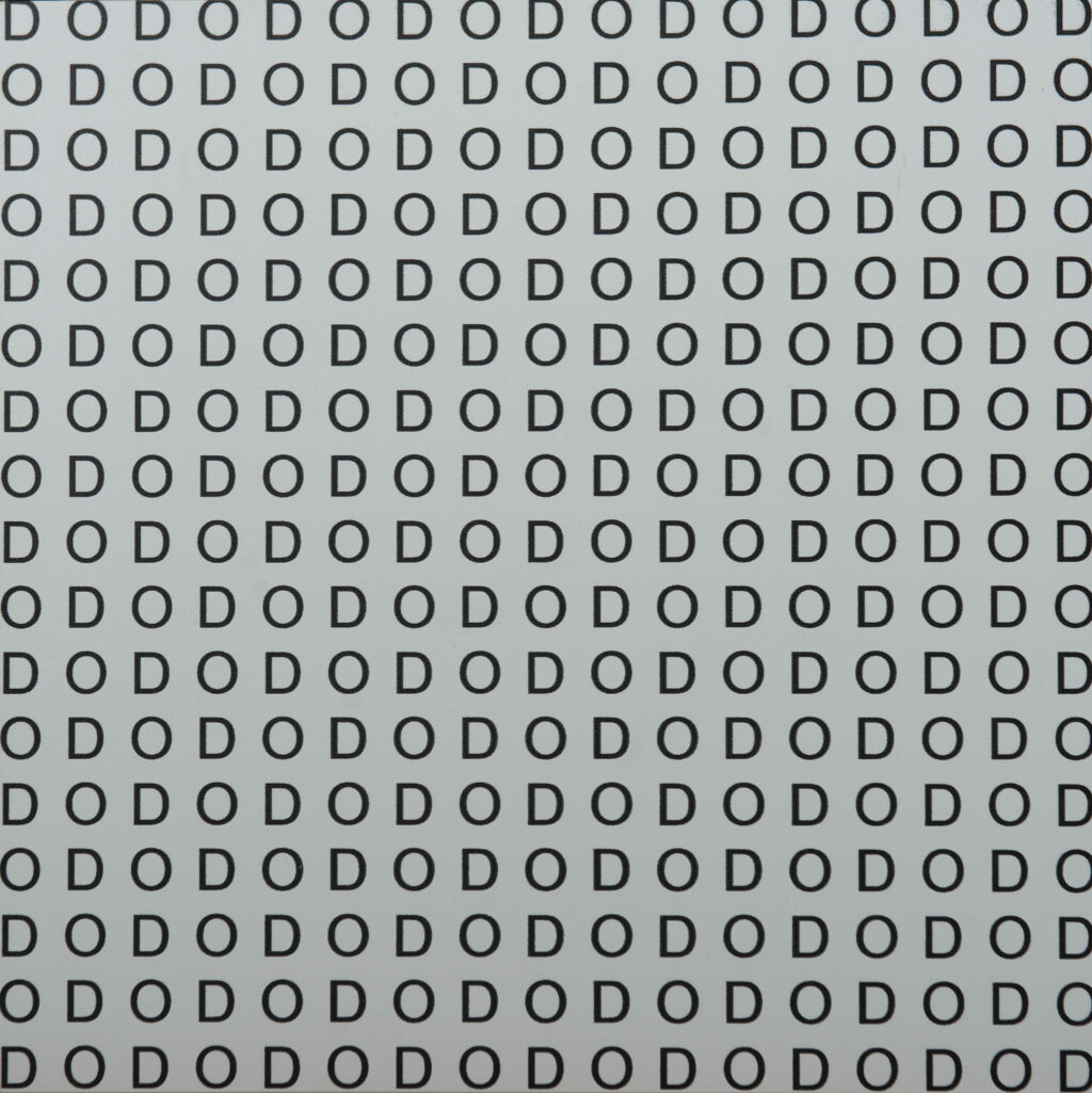 Stanisław Dróżdż, “OD DO”, wydruk, pianka, 2009, © Fot. Sylwia Mucha | Dzięki uprzejmości FOLTA Collection