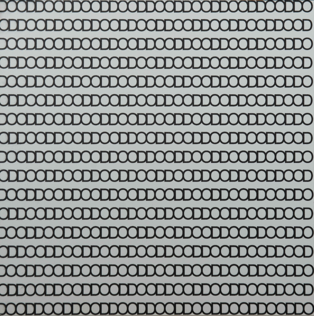 Stanisław Dróżdż, “OD DO”, wydruk, pianka, 2009, © Fot. Sylwia Mucha | Dzięki uprzejmości FOLTA Collection