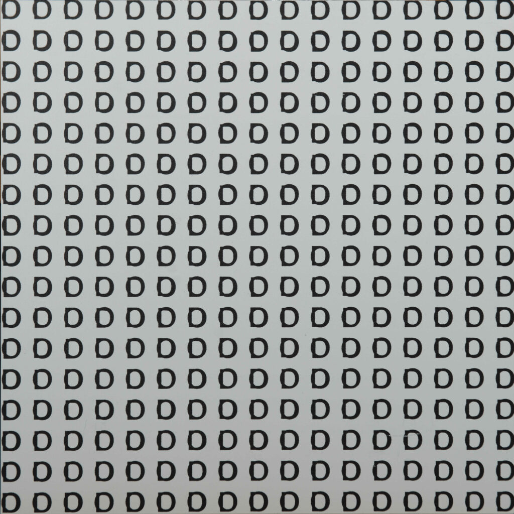 Stanisław Dróżdż, “OD DO”, wydruk, pianka, 2009, © Fot. Sylwia Mucha | Dzięki uprzejmości FOLTA Collection