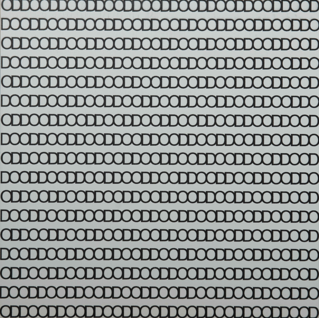 Stanisław Dróżdż, “OD DO”, wydruk, pianka, 2009, © Fot. Sylwia Mucha | Dzięki uprzejmości FOLTA Collection