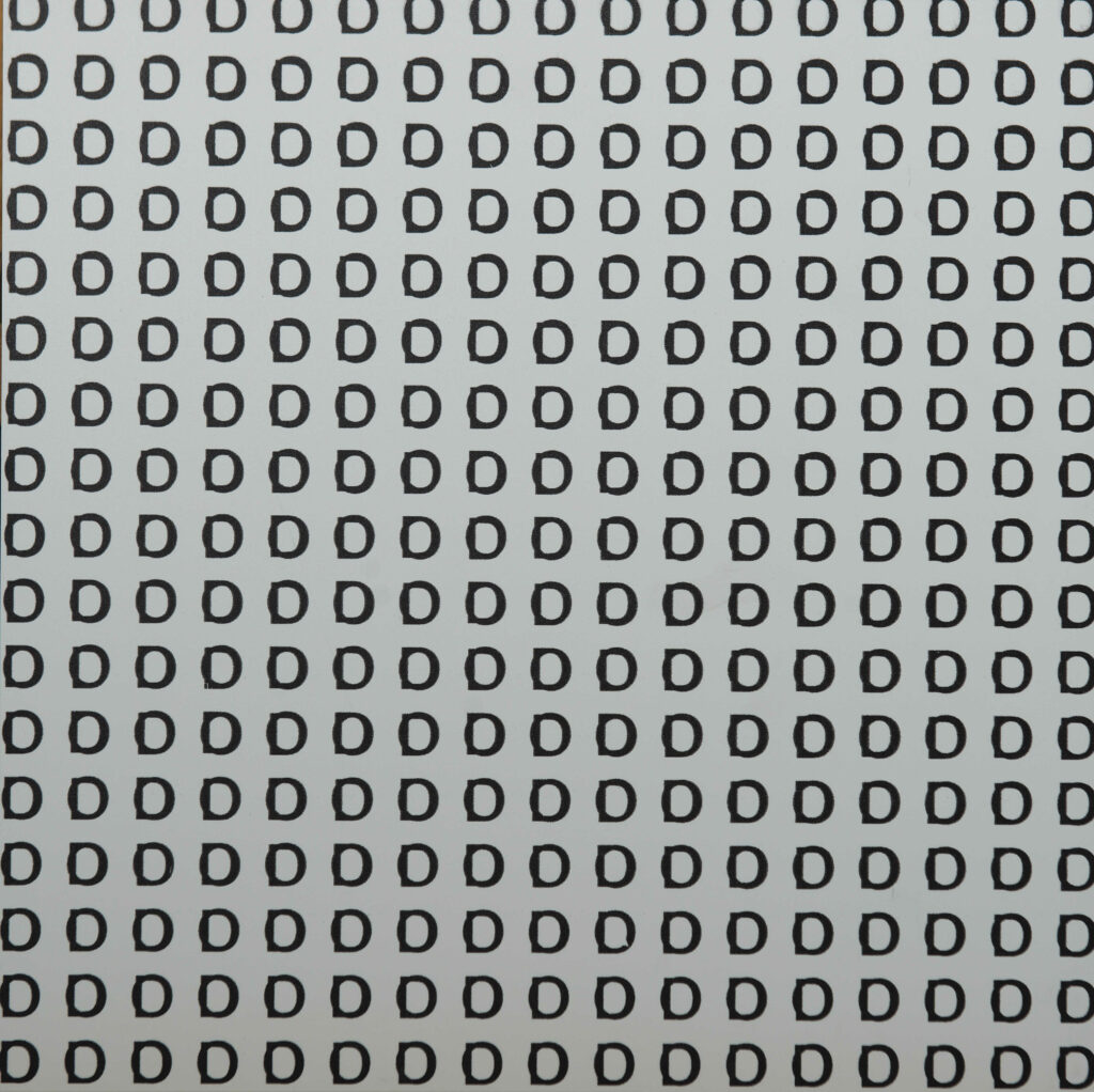 Stanisław Dróżdż, “OD DO”, wydruk, pianka, 2009, © Fot. Sylwia Mucha | Dzięki uprzejmości FOLTA Collection