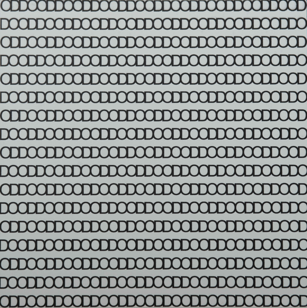 Stanisław Dróżdż, “OD DO”, wydruk, pianka, 2009, © Fot. Sylwia Mucha | Dzięki uprzejmości FOLTA Collection