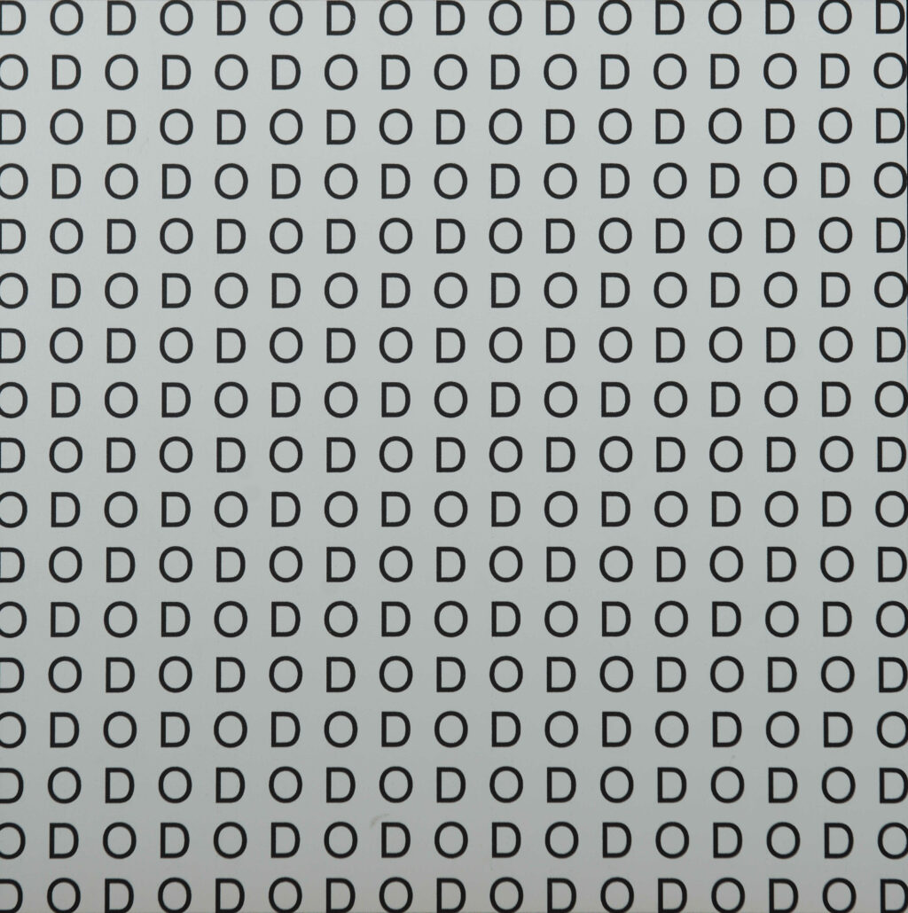 Stanisław Dróżdż, “OD DO”, wydruk, pianka, 2009, © Fot. Sylwia Mucha | Dzięki uprzejmości FOLTA Collection