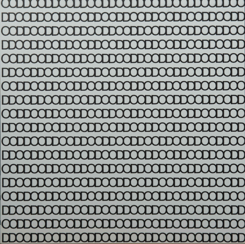 Stanisław Dróżdż, “OD DO”, wydruk, pianka, 2009, © Fot. Sylwia Mucha | Dzięki uprzejmości FOLTA Collection