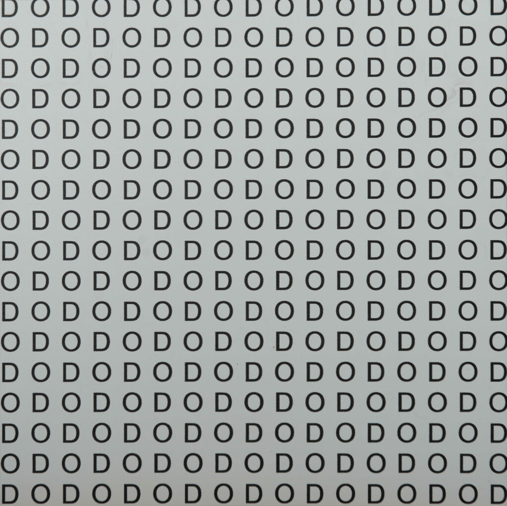 Stanisław Dróżdż, “OD DO”, wydruk, pianka, 2009, © Fot. Sylwia Mucha | Dzięki uprzejmości FOLTA Collection