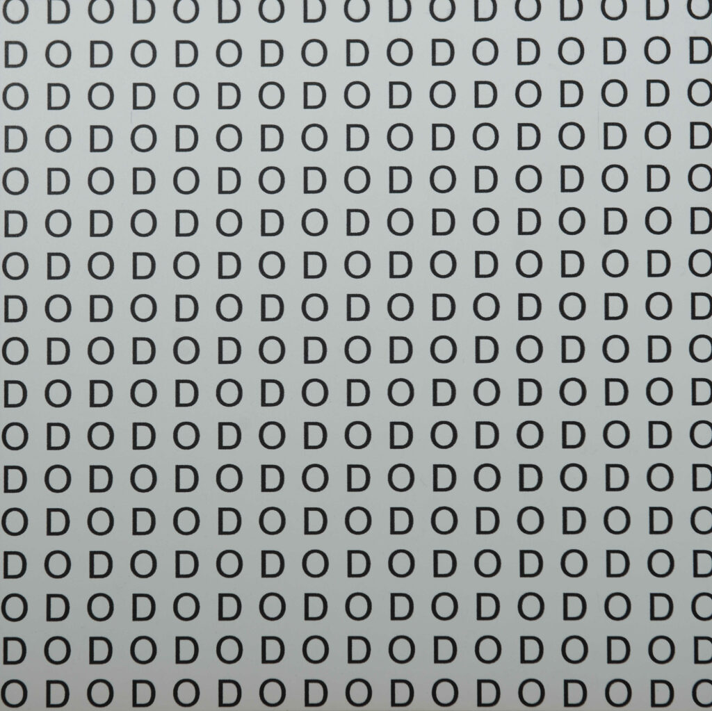 Stanisław Dróżdż, “OD DO”, wydruk, pianka, 2009, © Fot. Sylwia Mucha | Dzięki uprzejmości FOLTA Collection