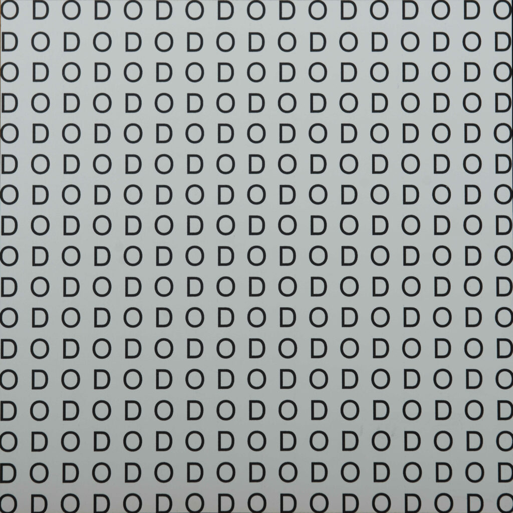 Stanisław Dróżdż, “OD DO”, wydruk, pianka, 2009, © Fot. Sylwia Mucha | Dzięki uprzejmości FOLTA Collection