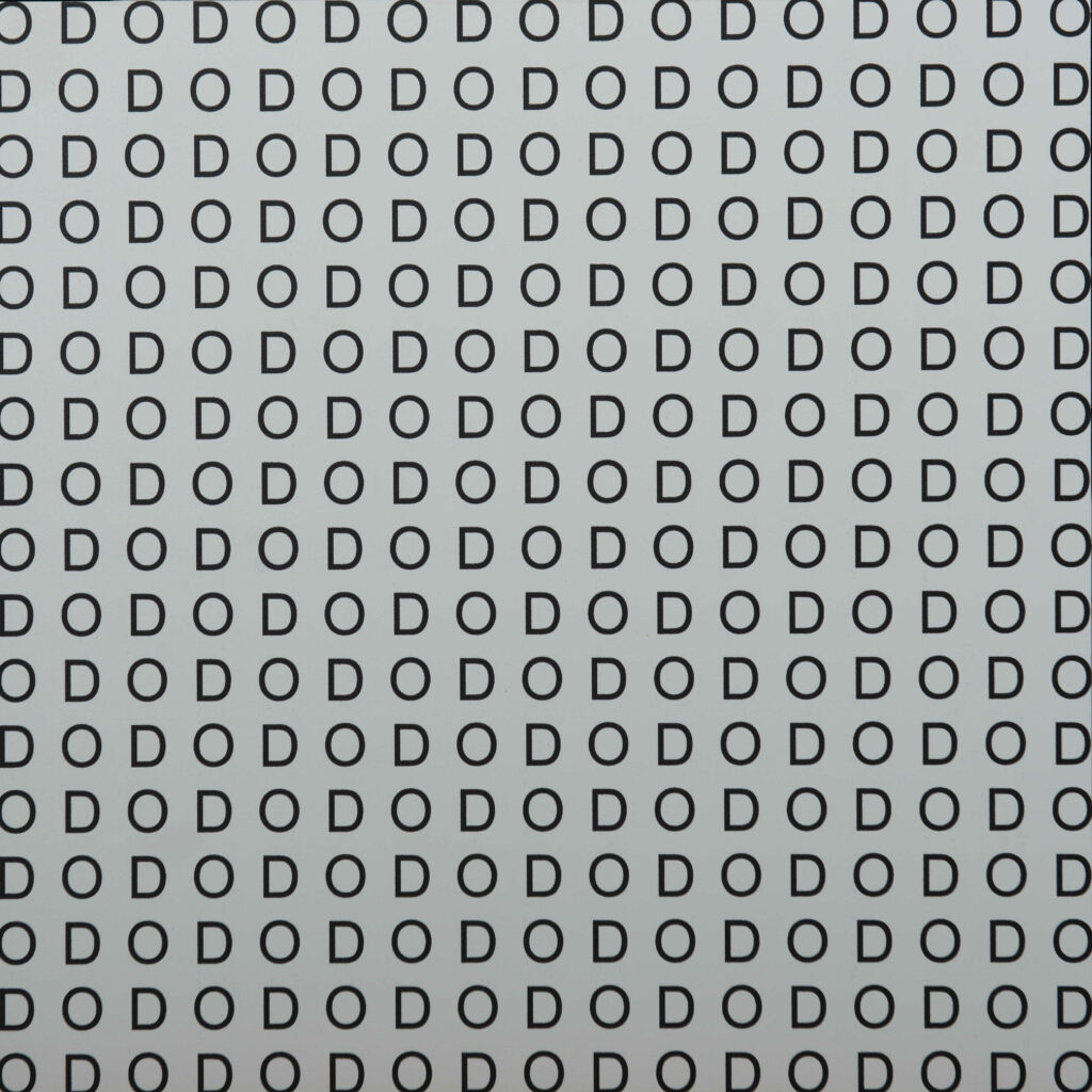 Stanisław Dróżdż, “OD DO”, wydruk, pianka, 2009, © Fot. Sylwia Mucha | Dzięki uprzejmości FOLTA Collection